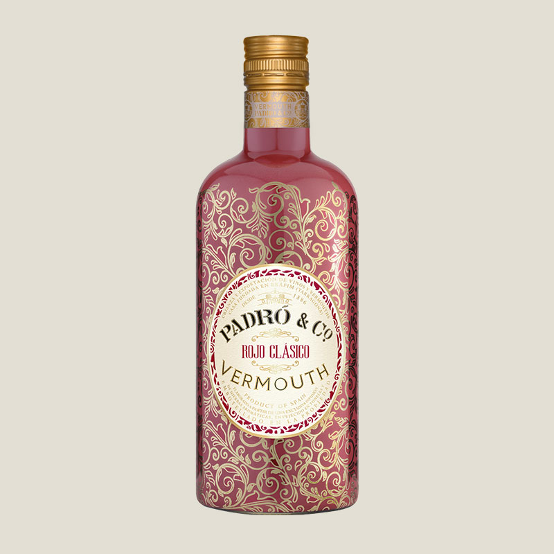 Botella de Vermouth Padró & Co. Rojo Clásico