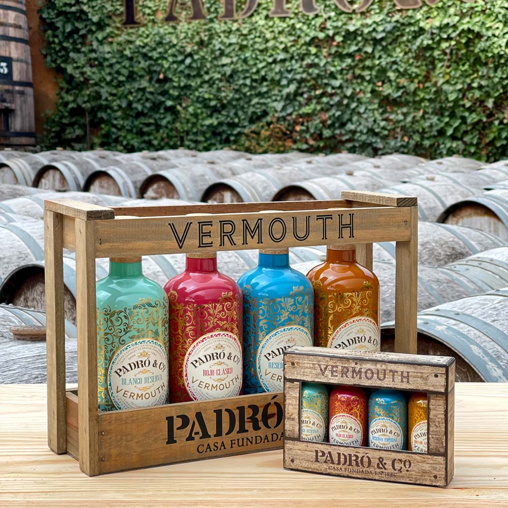Caja Miniaturas Vermouth Padró & Co.