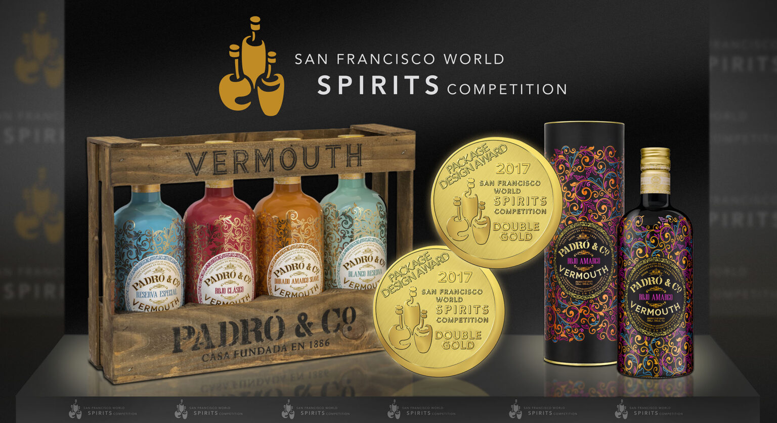 Two Double Gold medals from the San Francisco World Spirits Competition